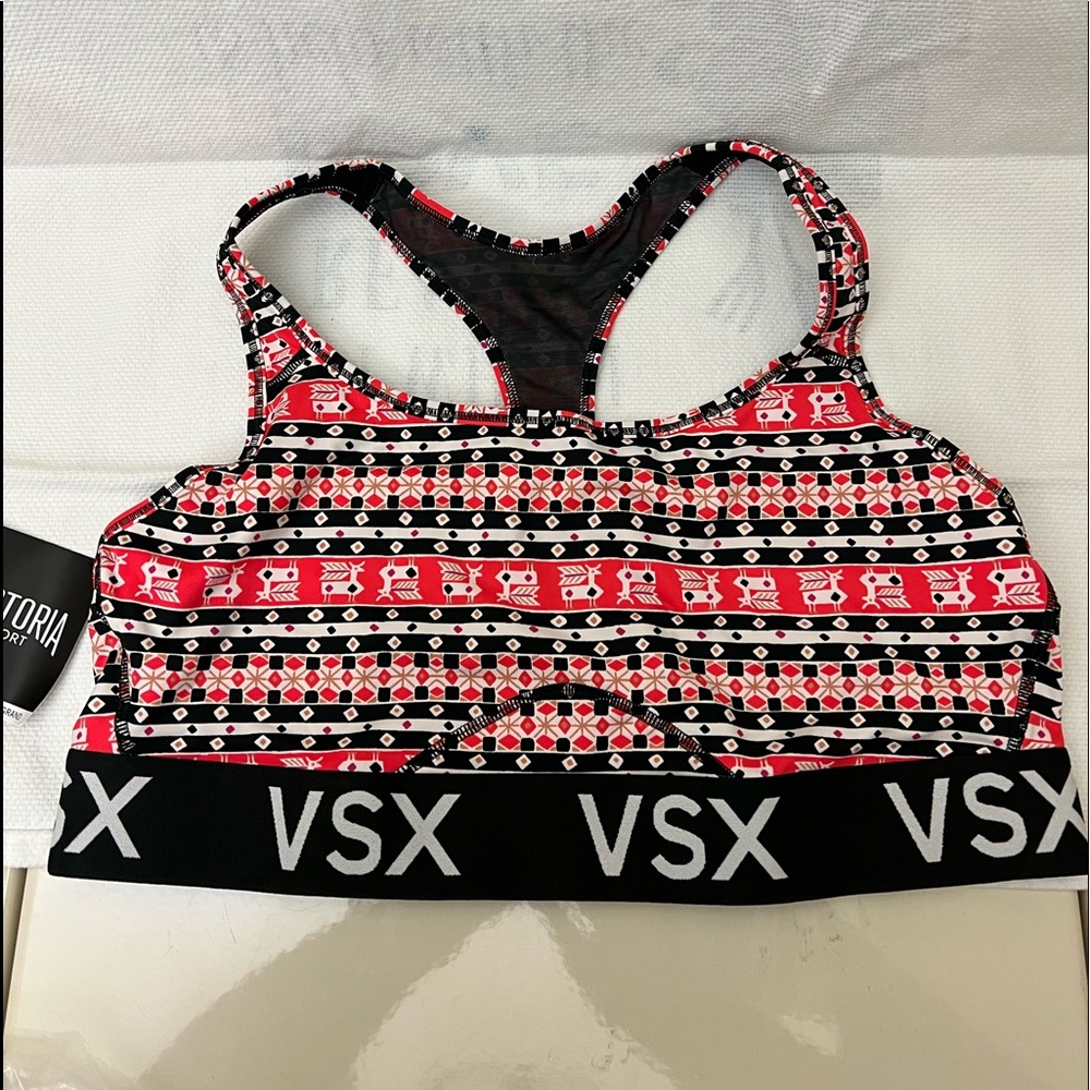 Victoria Sport The Player Racerback Sport Bra Extra Large NWT